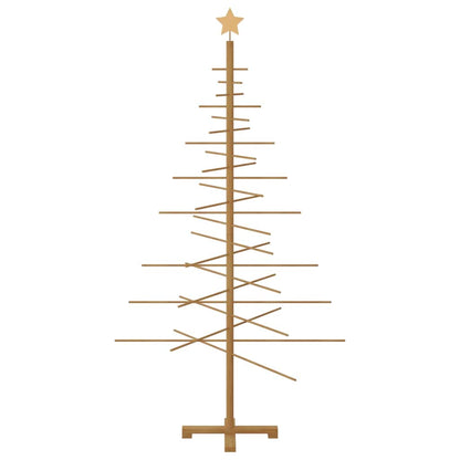 Wooden Christmas Tree with Stand Brown 180 cm Bamboo