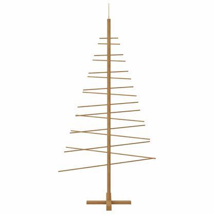 Wooden Christmas Tree with Stand Brown 180 cm Bamboo