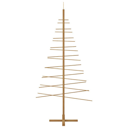 Wooden Christmas Tree with Stand Brown 210 cm Bamboo