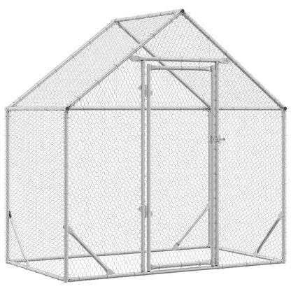 Chicken Cage Silver 170 x 100 x 177 cm Galvanised Steel