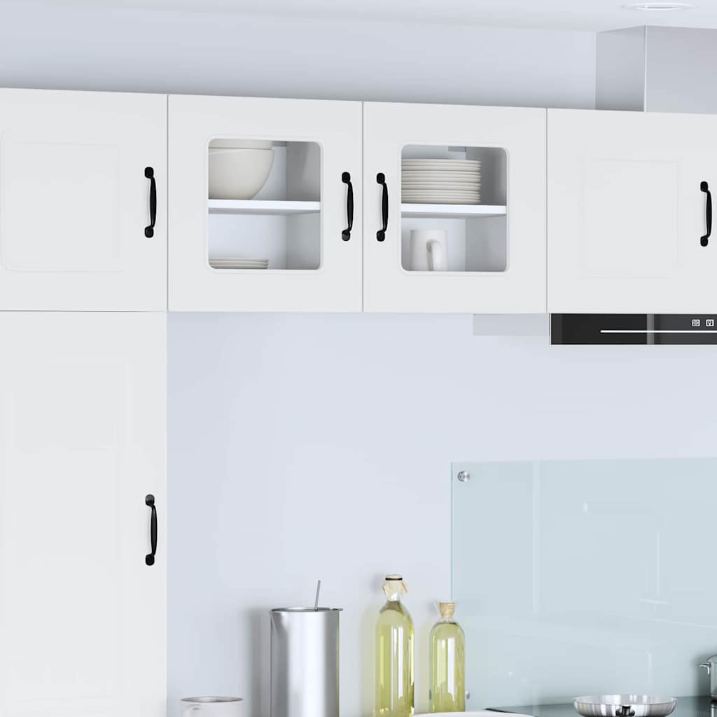 Kitchen Wall Cabinet with Shelf 2 pcs White 40 x 31 x 40 cm