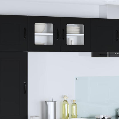 Kitchen Wall Cabinet Black 40 x 31 x 40 cm Engineered Wood