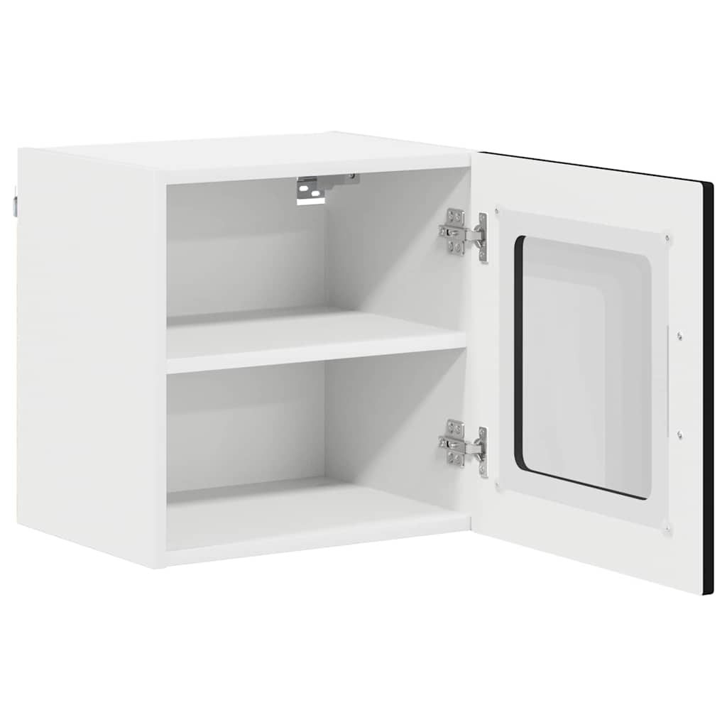Kitchen Wall Cabinet with Shelf 2 pcs Black 40 x 31 x 40 cm