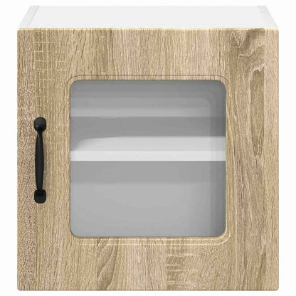 Kitchen Wall Cabinet with Door 2 pcs Sonoma Oak 40 x 31 x 40 cm