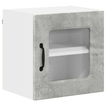 Kitchen Wall Cabinet with Shelf Concrete Grey 40 x 31 x 40 cm