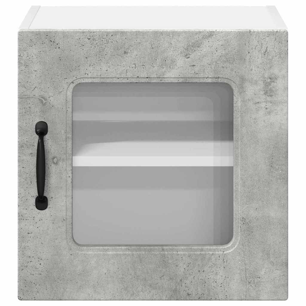Kitchen Wall Cabinet with Shelf Concrete Grey 40 x 31 x 40 cm