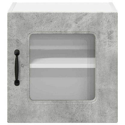 Kitchen Wall Cabinet with Shelf Concrete Grey 40 x 31 x 40 cm