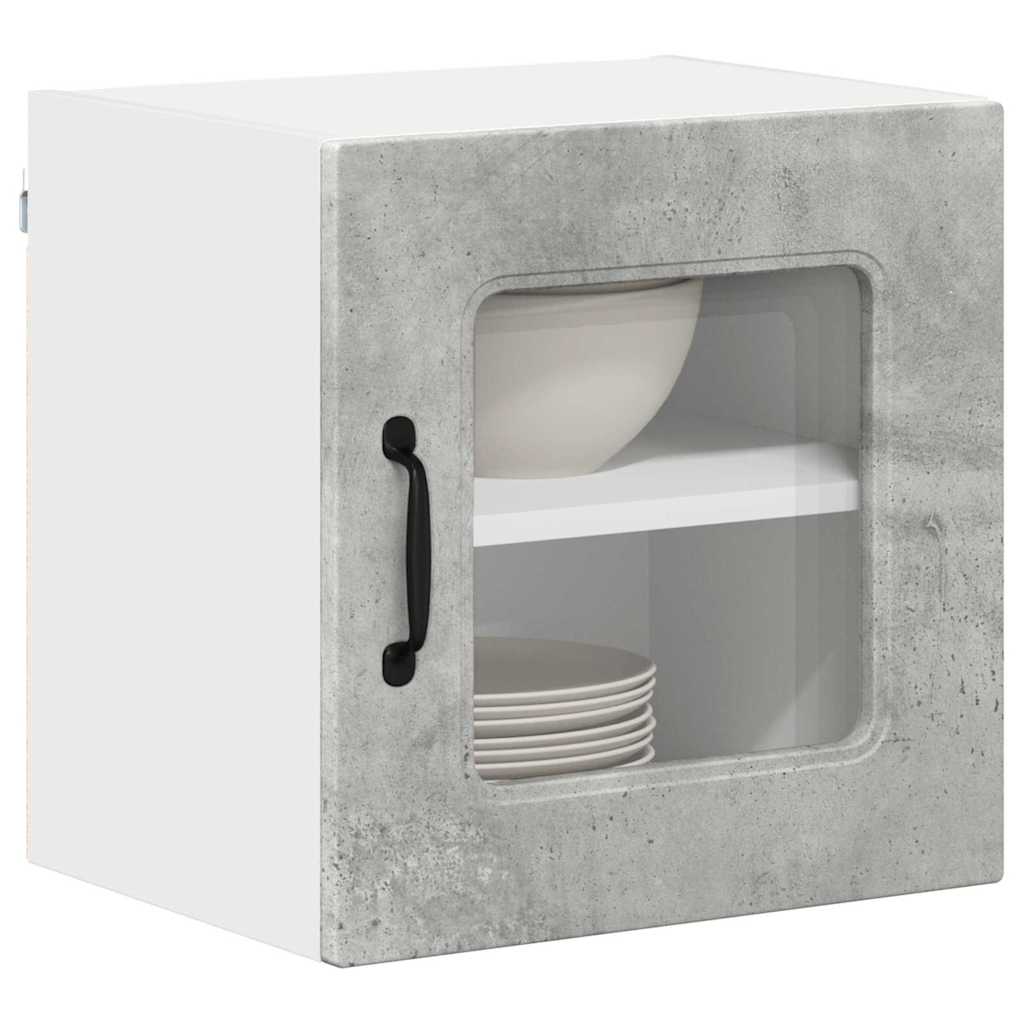 Kitchen Wall Cabinet 2 pcs Concrete Grey 40 x 31 x 40 cm