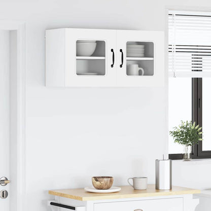 Kitchen Wall Cabinet 2 pcs High Gloss White 40 x 31 x 40 cm