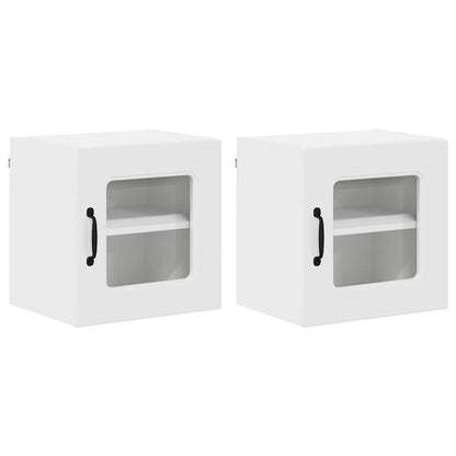 Kitchen Wall Cabinet 2 pcs High Gloss White 40 x 31 x 40 cm