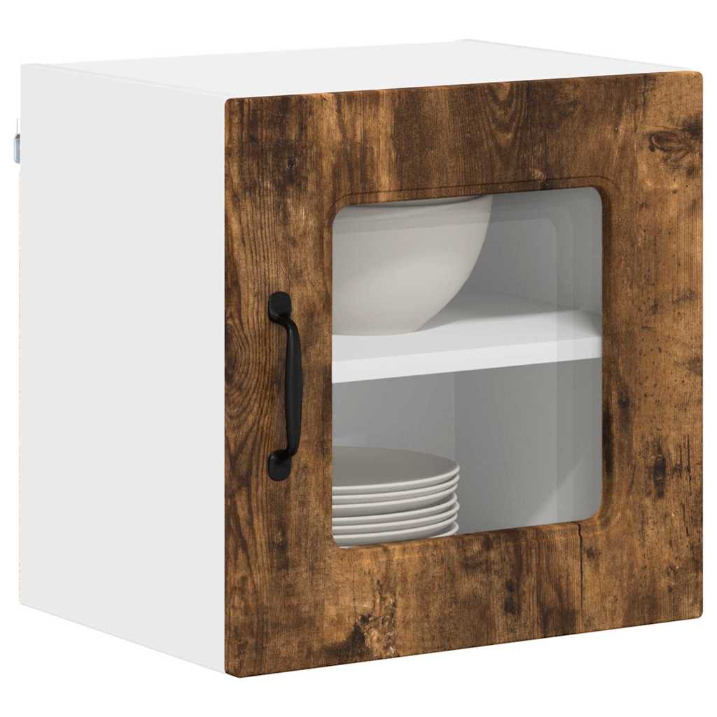 Kitchen Wall Cabinet Smoked Oak 40 x 31 x 40 cm Engineered Wood