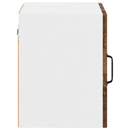 Kitchen Wall Cabinet with Door 2 pcs Smoked Oak 40 x 31 x 40 cm