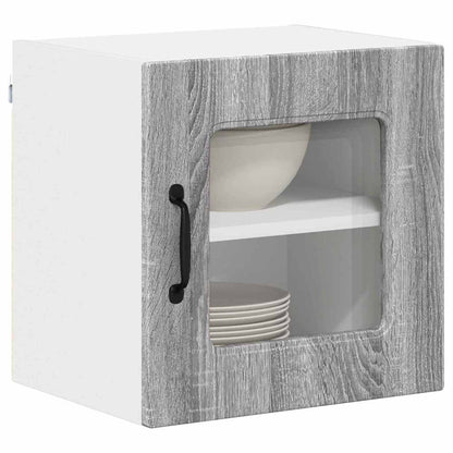 Kitchen Wall Cabinet with Shelf Grey Sonoma 40 x 31 x 40 cm