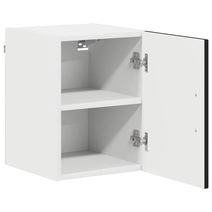 Kitchen Wall Cabinet with Shelf 2 pcs Black 30 x 31 x 40 cm