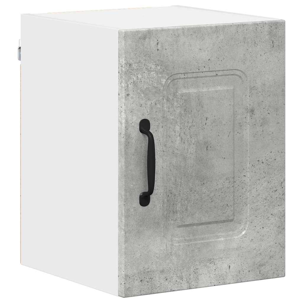 Kitchen Wall Cabinet with Shelf Concrete Grey 30 x 31 x 40 cm