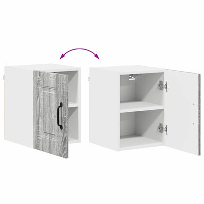 Kitchen Wall Cabinet with Shelf Grey Sonoma 30 x 31 x 40 cm