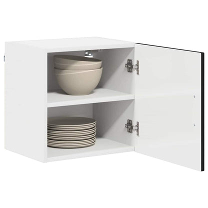 Kitchen Wall Cabinet with Shelf 2 pcs Black 40 x 31 x 40 cm
