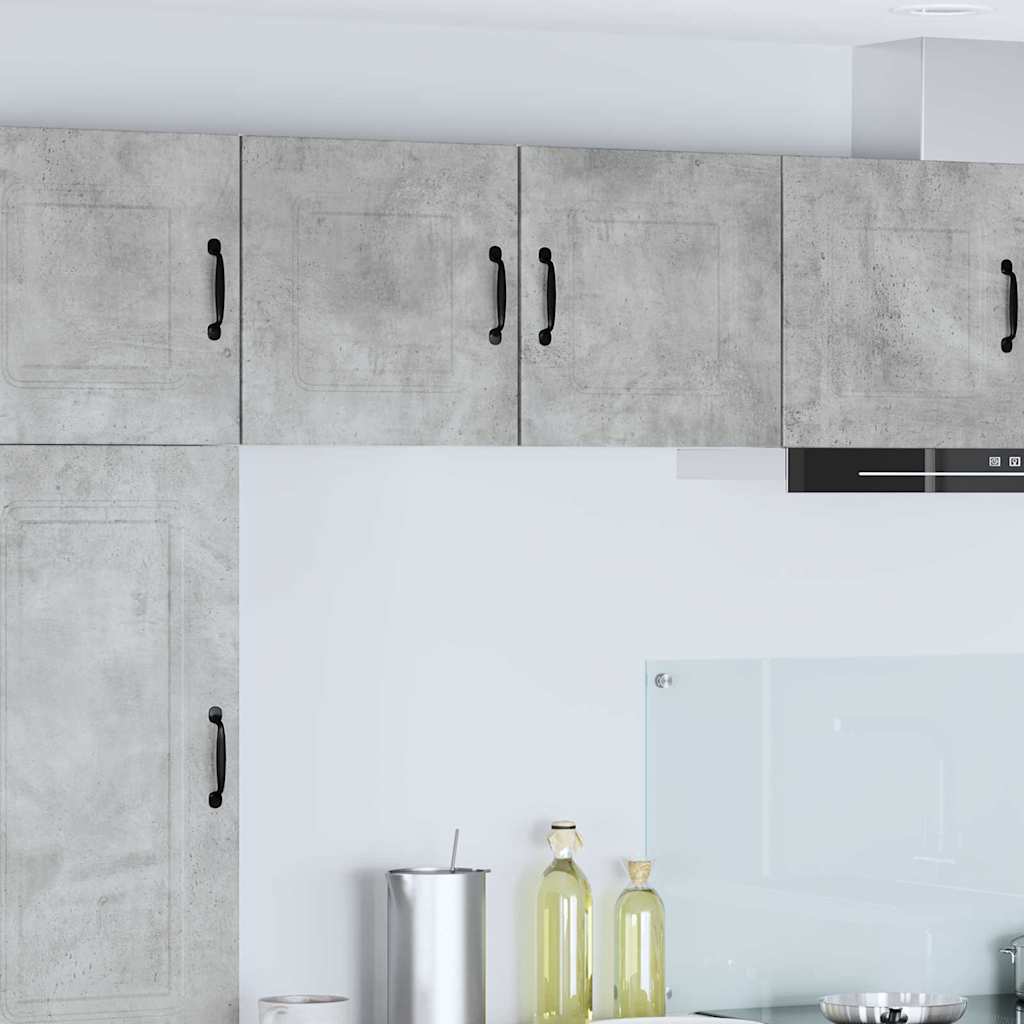 Kitchen Wall Cabinet with Shelf Concrete Grey 40 x 31 x 40 cm