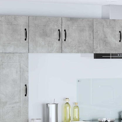Kitchen Wall Cabinet with Shelf Concrete Grey 40 x 31 x 40 cm