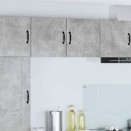 Kitchen Wall Cabinet with Shelf Concrete Grey 40 x 31 x 40 cm