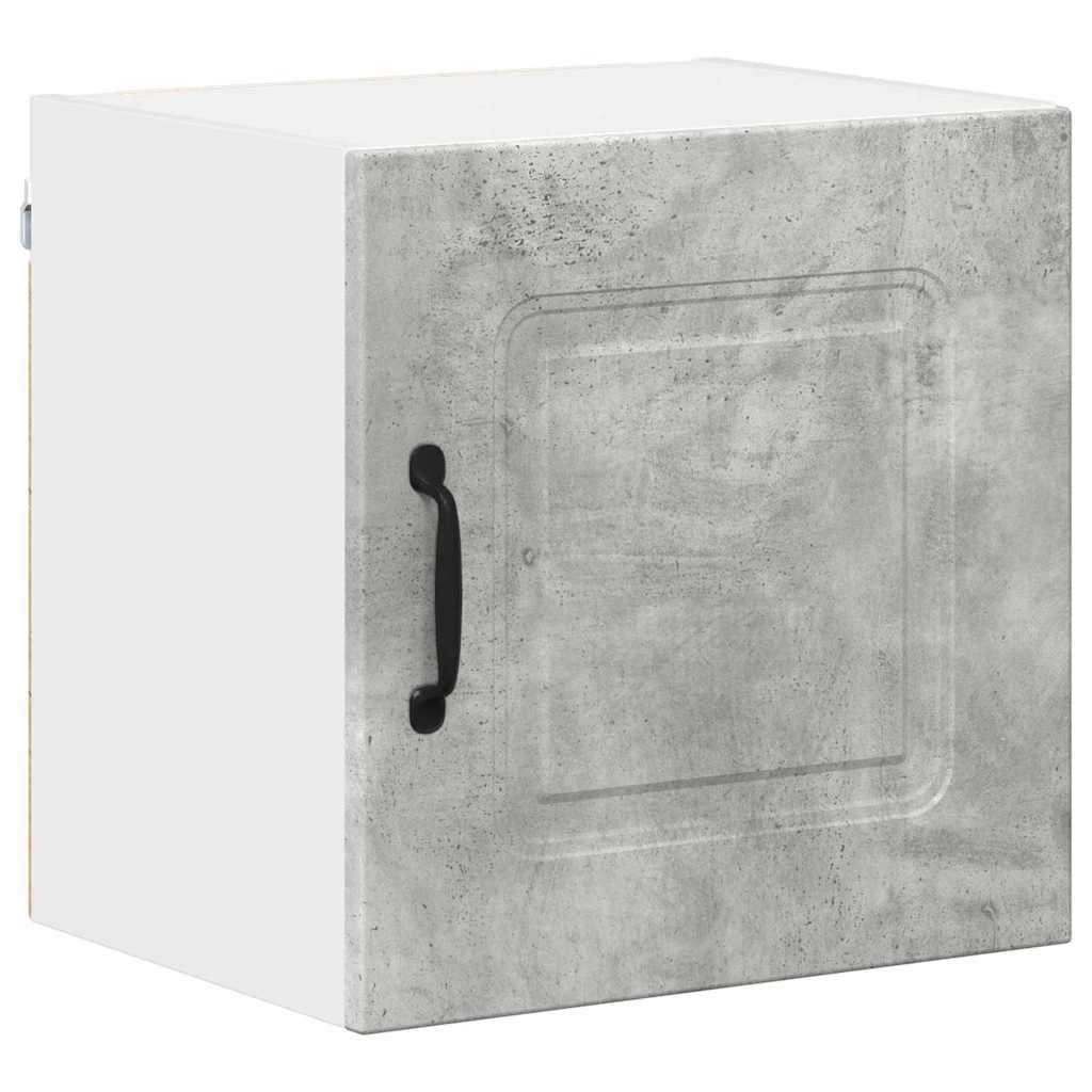 Kitchen Wall Cabinet with Shelf Concrete Grey 40 x 31 x 40 cm