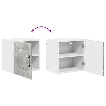 Kitchen Wall Cabinet with Shelf Concrete Grey 40 x 31 x 40 cm