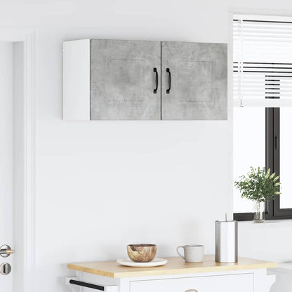 Kitchen Wall Cabinet 2 pcs Concrete Grey 40 x 31 x 40 cm