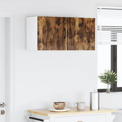 Kitchen Wall Cabinet Smoked Oak 40 x 31 x 40 cm Engineered Wood