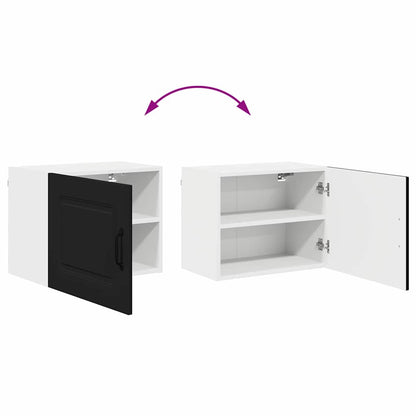 Kitchen Wall Cabinet Black 50 x 31 x 40 cm Engineered Wood