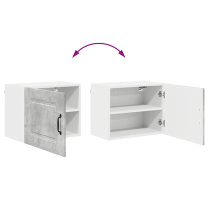 Kitchen Wall Cabinet with Shelf Concrete Grey 50 x 31 x 40 cm