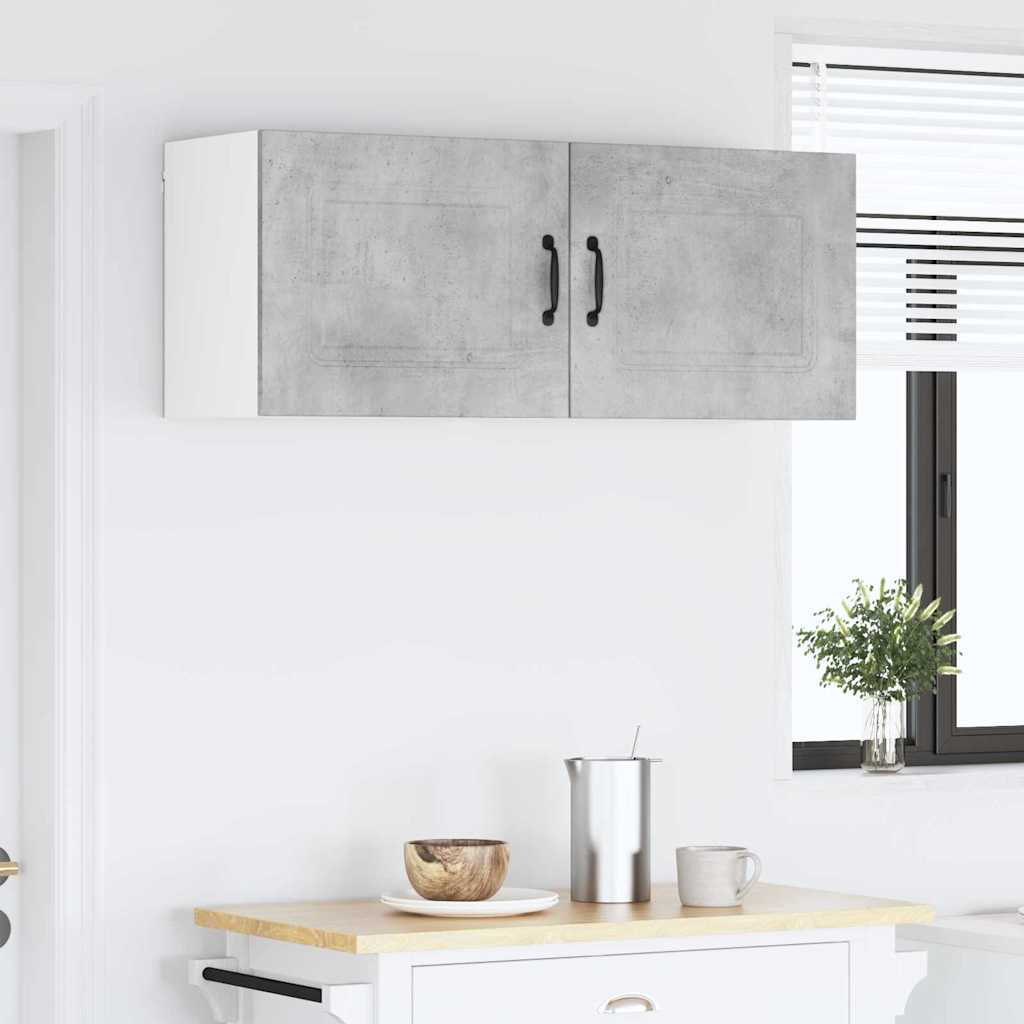 Kitchen Wall Cabinet 2 pcs Concrete Grey 50 x 31 x 40 cm