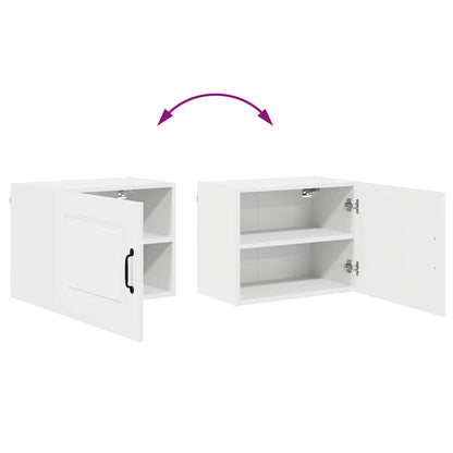 Kitchen Wall Cabinet with Door High Gloss White 50 x 31 x 40 cm