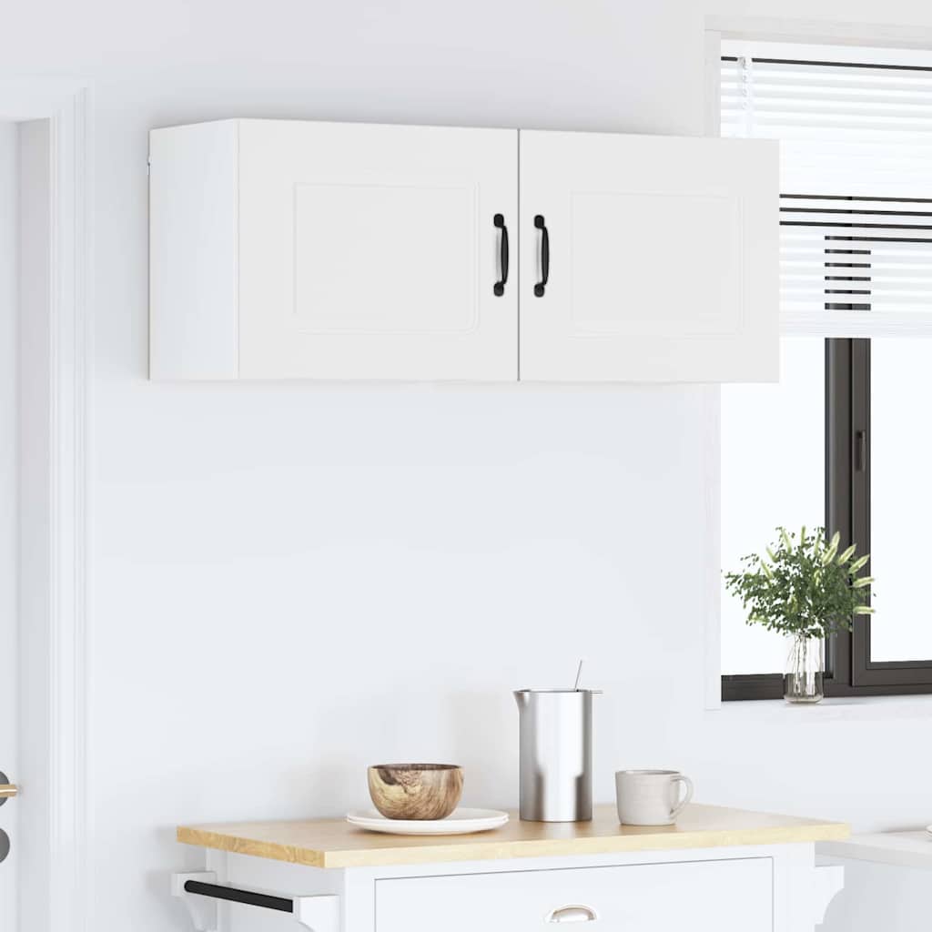 Kitchen Wall Cabinet 2 pcs High Gloss White 50 x 31 x 40 cm