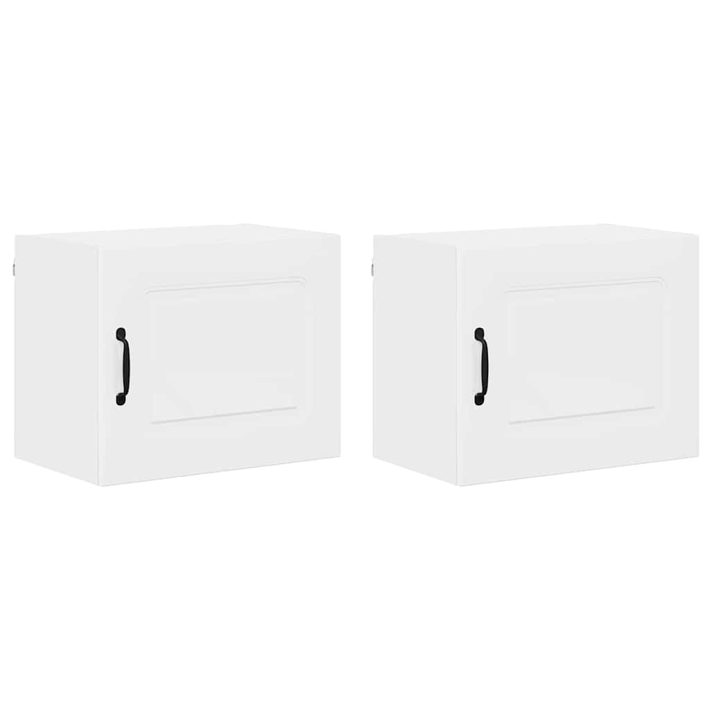 Kitchen Wall Cabinet 2 pcs High Gloss White 50 x 31 x 40 cm