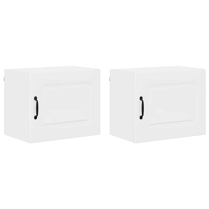 Kitchen Wall Cabinet 2 pcs High Gloss White 50 x 31 x 40 cm
