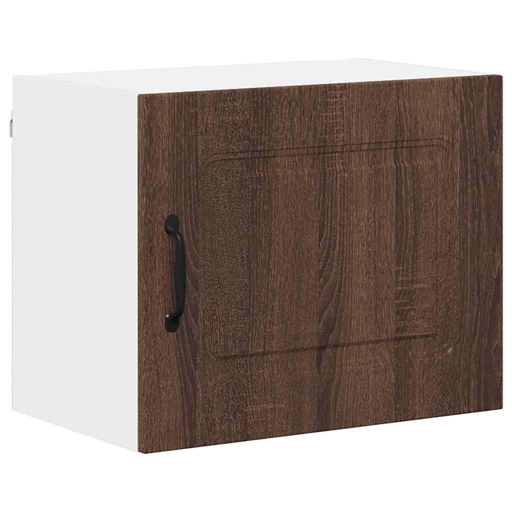Kitchen Wall Cabinet Brown Oak 50 x 31 x 40 cm Engineered Wood
