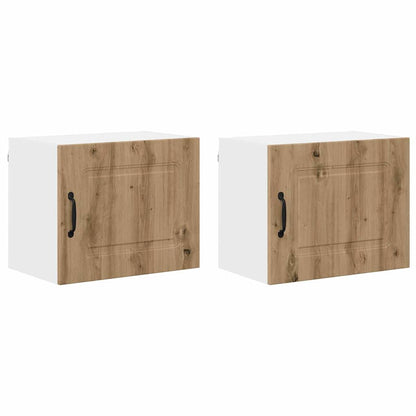 Kitchen Wall Cabinet 2 pcs Artisan Oak 50 x 31 x 40 cm
