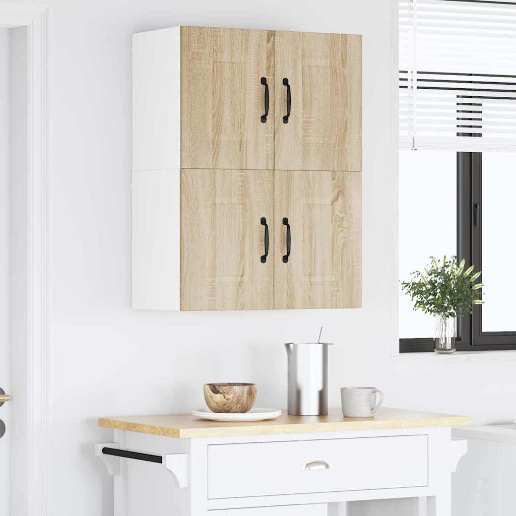 Kitchen Wall Cabinet Sonoma Oak 60 x 31 x 40 cm Engineered Wood