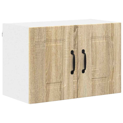 Kitchen Wall Cabinet with Door 2 pcs Sonoma Oak 60 x 31 x 40 cm
