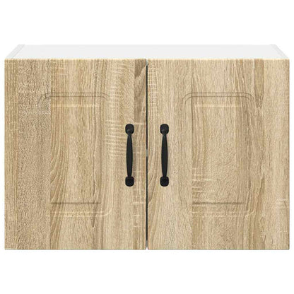 Kitchen Wall Cabinet with Door 2 pcs Sonoma Oak 60 x 31 x 40 cm