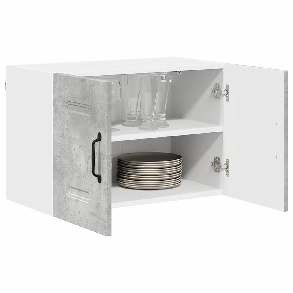Kitchen Wall Cabinet with Shelf Concrete Grey 60 x 31 x 40 cm