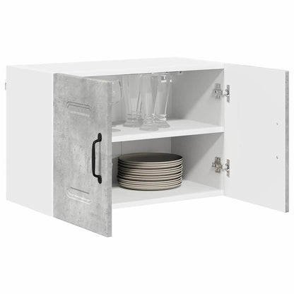 Kitchen Wall Cabinet with Shelf Concrete Grey 60 x 31 x 40 cm