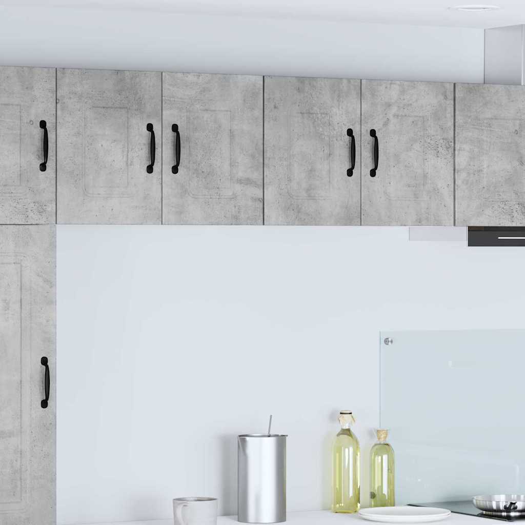 Kitchen Wall Cabinet 2 pcs Concrete Grey 60 x 31 x 40 cm