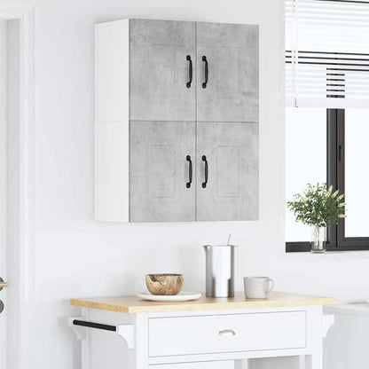 Kitchen Wall Cabinet 2 pcs Concrete Grey 60 x 31 x 40 cm