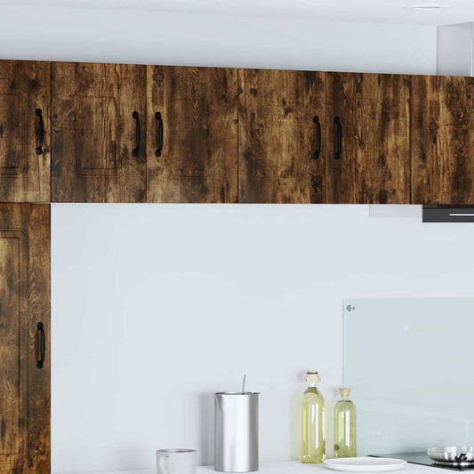 Kitchen Wall Cabinet Smoked Oak 60 x 31 x 40 cm Engineered Wood