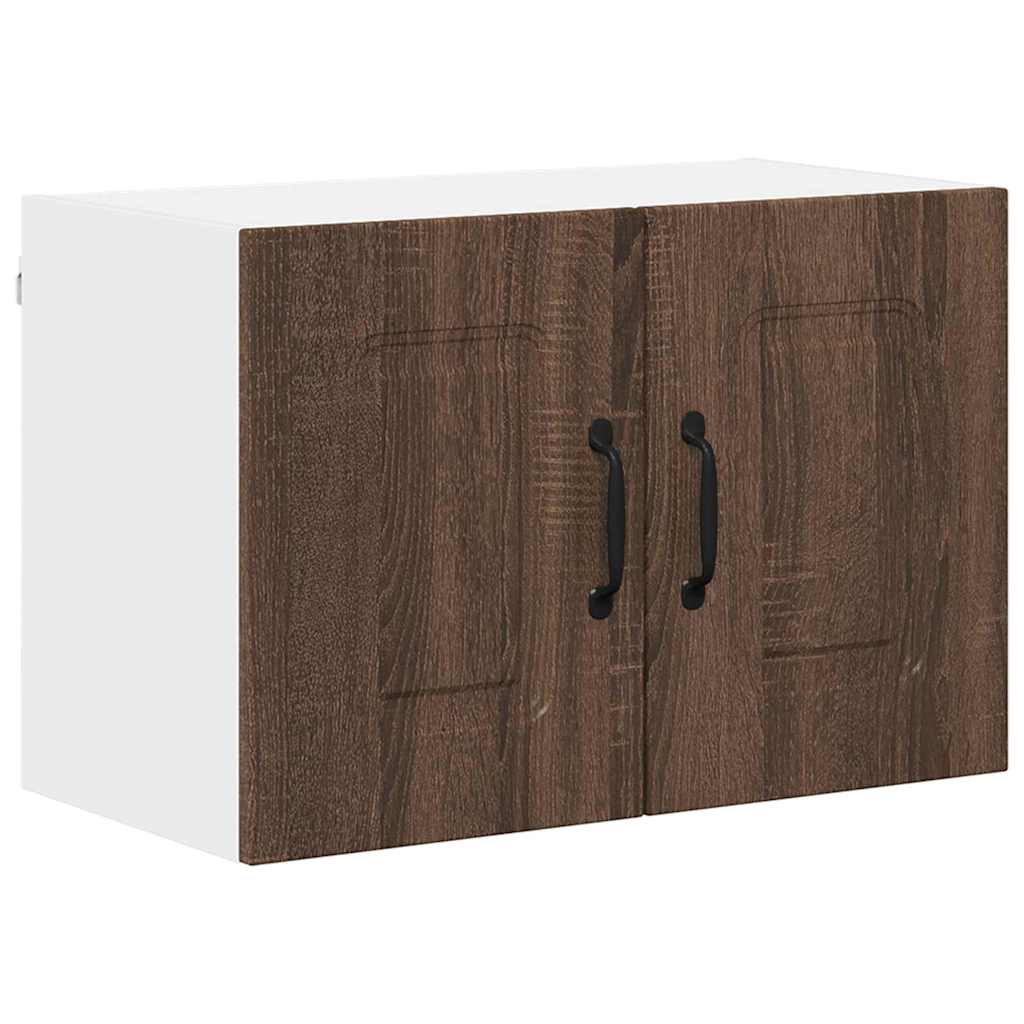 Kitchen Wall Cabinet Brown Oak 60 x 31 x 40 cm Engineered Wood