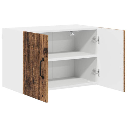 Kitchen Wall Cabinet with Shelf 2 pcs Old Wood 60 x 31 x 40 cm