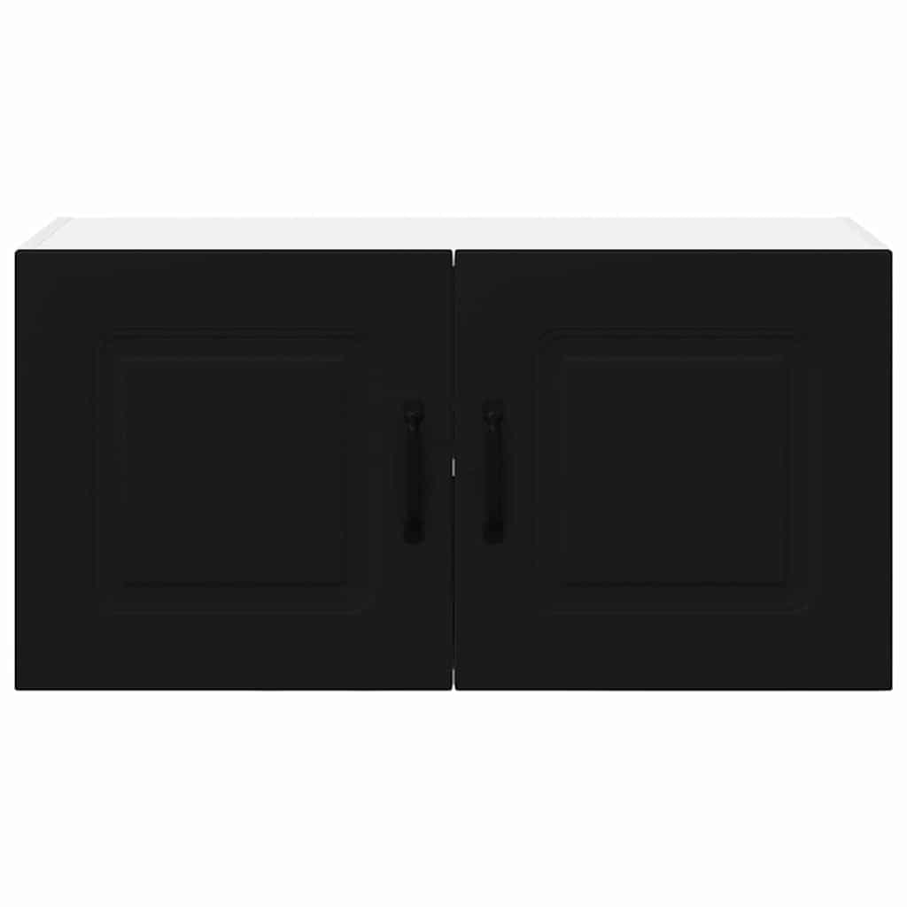 Kitchen Wall Cabinet Black 80 x 31 x 40 cm Engineered Wood