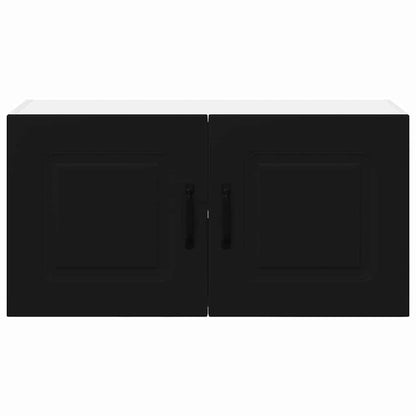 Kitchen Wall Cabinet Black 80 x 31 x 40 cm Engineered Wood