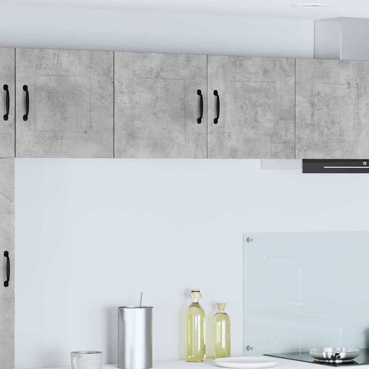 Kitchen Wall Cabinet with Shelf Concrete Grey 80 x 31 x 40 cm